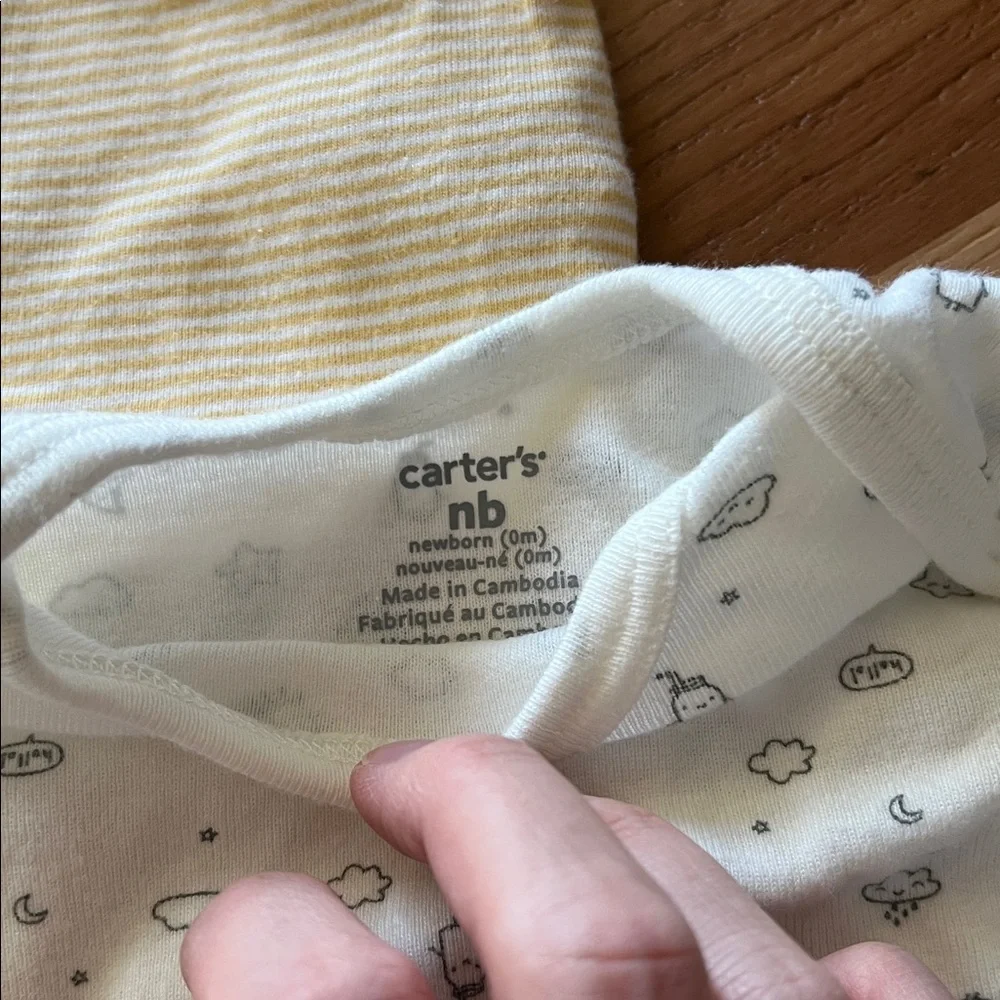 Set of 5 Carter's Baby Sleep Sacks